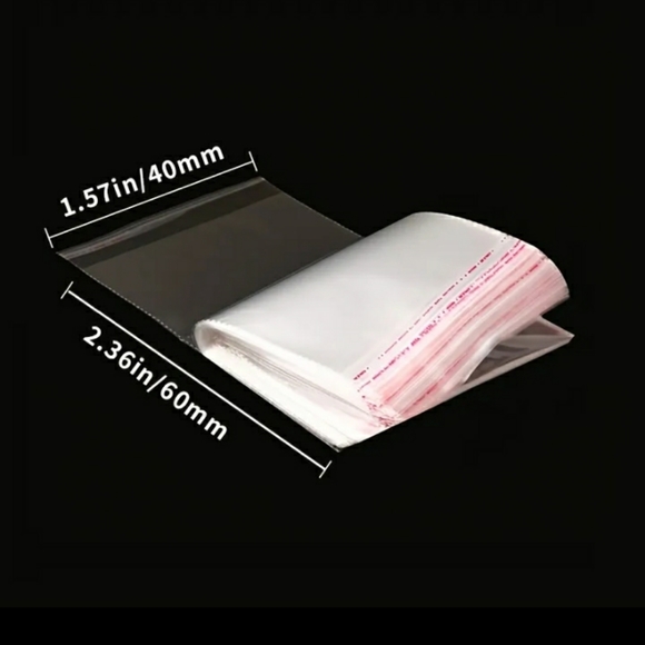 Jewelry Maker Essentials Clear Storage Bags Thank You Cards - Picture 9 of 16